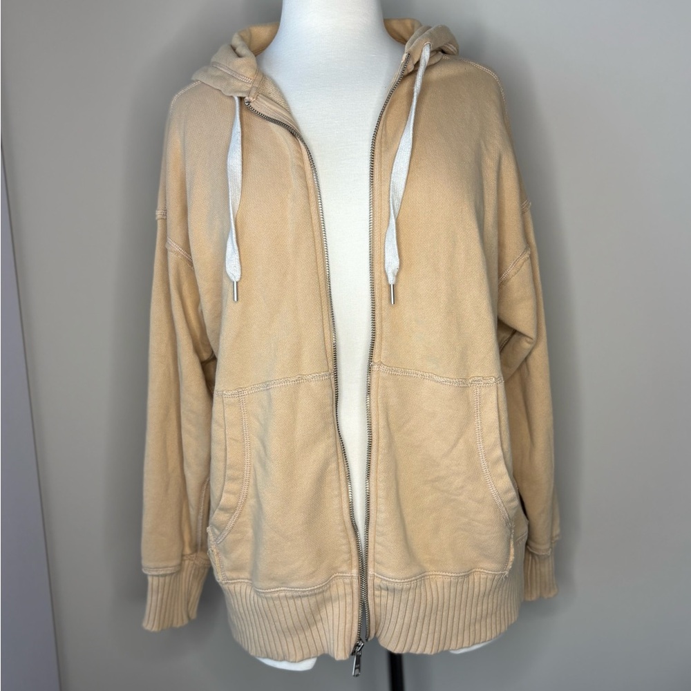 Aerie Oversized Zip-Up Hooded Jacket